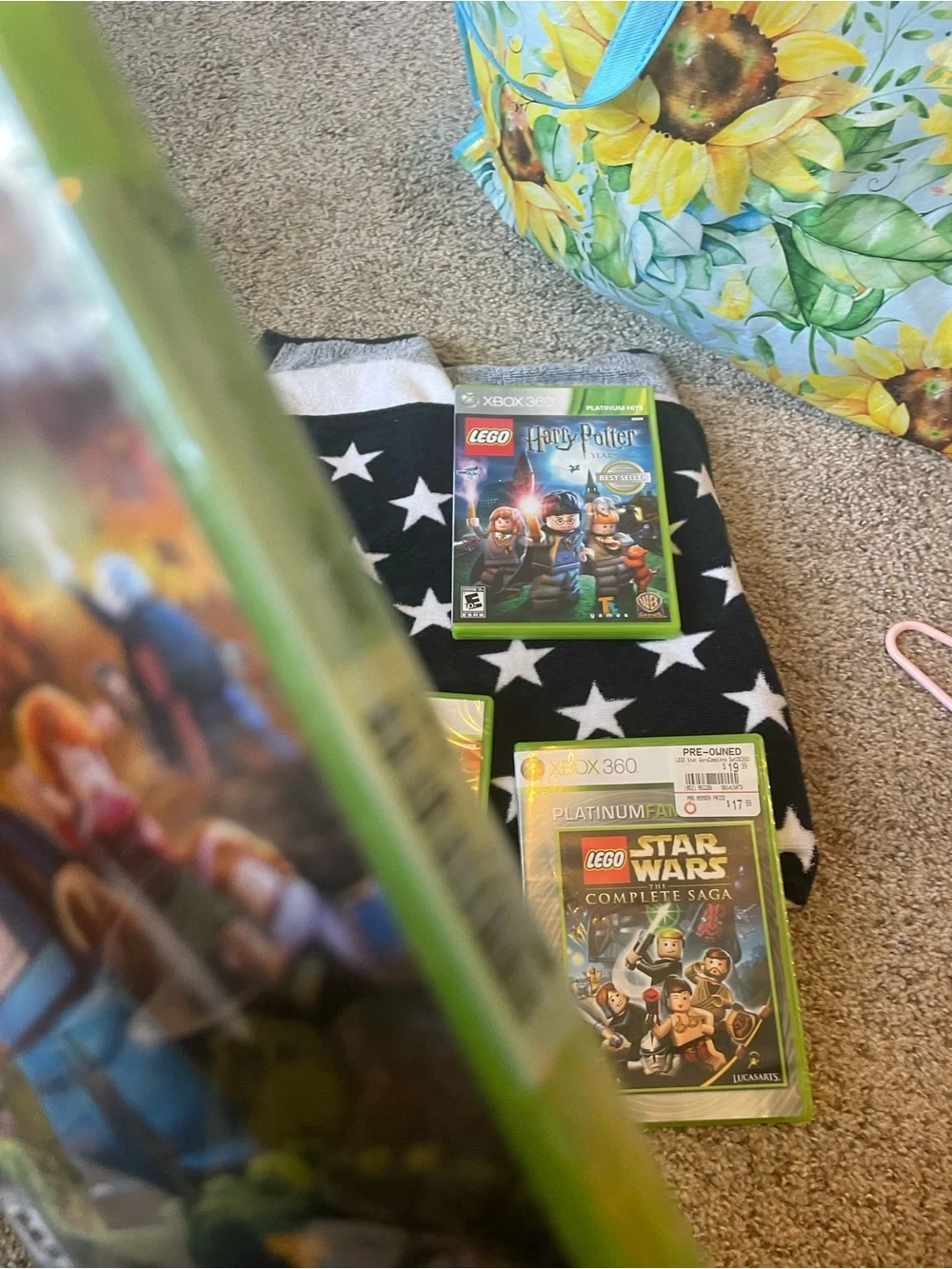 LEGO Xbox 360 Game Lot - Harry Potter, Star Wars, Indiana Jones there are 4 gam